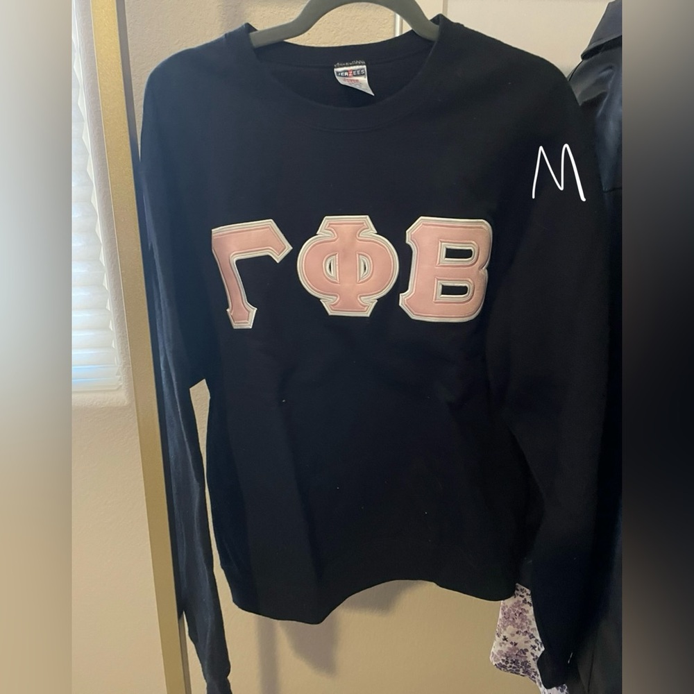 Gamma phi beta letters sweatshirt